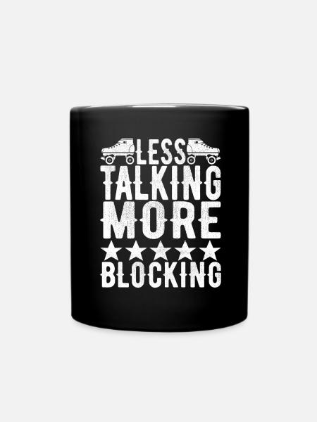 Roller derby - Mug uni - noir