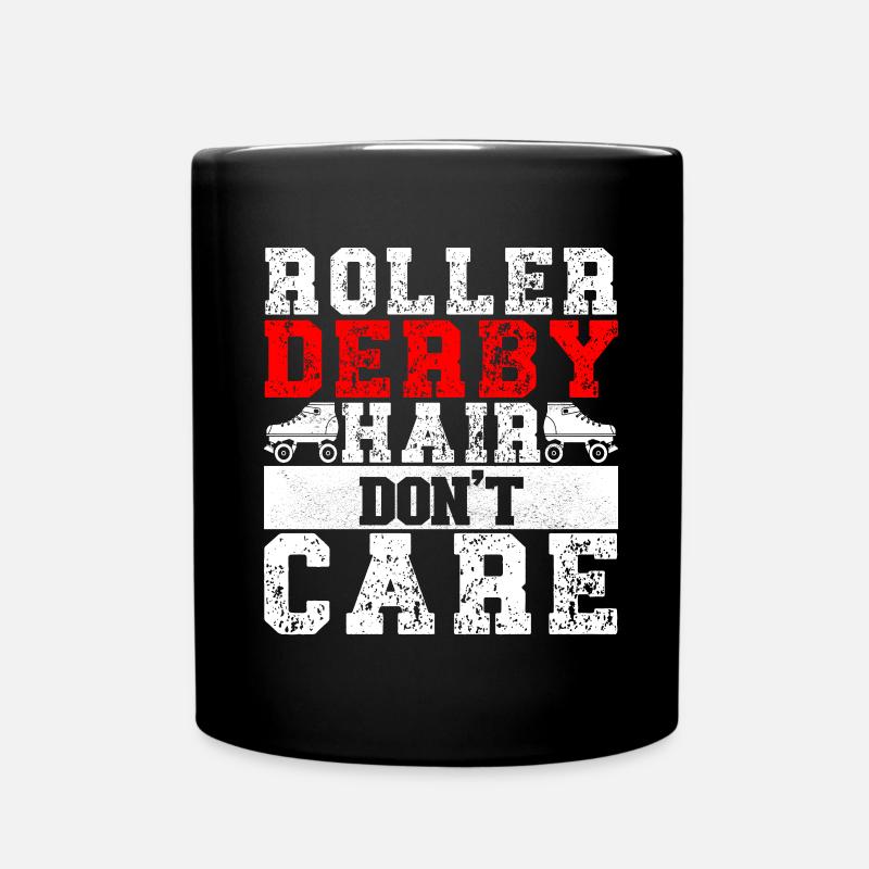 Roller derby - Mug uni - noir