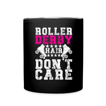 Roller derby - Mug uni - noir - Devant