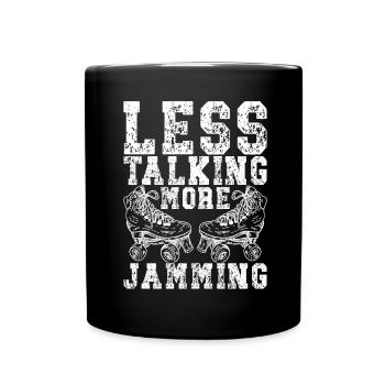 Roller derby - Mug uni - noir - Devant