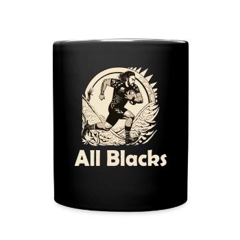 Cadeau de rugby, conception des joueurs et des fans - Mug uni - noir - Devant