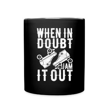 Roller derby - Mug uni - noir - Devant