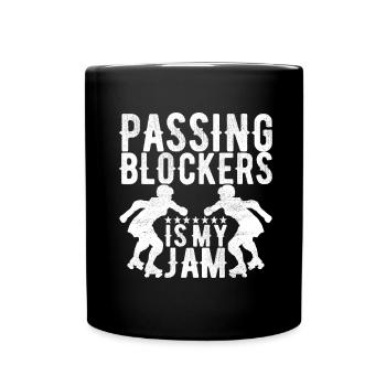 Roller derby - Mug uni - noir - Devant
