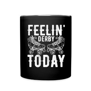Roller derby - Mug uni - noir - Devant