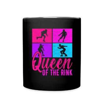 Roller Derby - Tasse einfarbig - Schwarz - Vorne