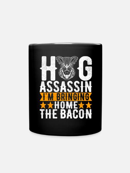 Jäger Wildschwein Jagen - Tasse einfarbig - Schwarz
