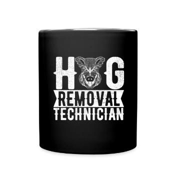 Jäger Wildschwein Jagen - Tasse einfarbig - Schwarz - Vorne