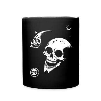 Horreur Crâne Crâne Art Crâne Gothique Heavy Metal - Mug uni - noir - Devant