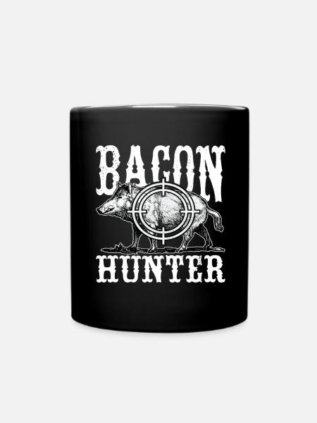 Jäger Wildschwein Jagen - Tasse einfarbig - Schwarz