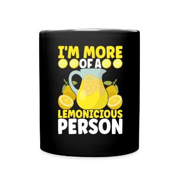 Stand de limonade Lemonade - Mug uni - noir - Devant