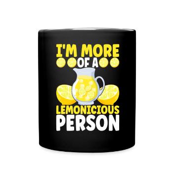 Stand de limonade Lemonade - Mug uni - noir - Devant