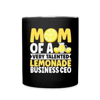 Stand de limonade Lemonade - Mug uni - noir - Devant