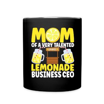 Stand de limonade Lemonade - Mug uni - noir - Devant