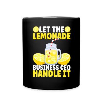 Lemonade Lemonade stand - Full Colour Mug - black - Front
