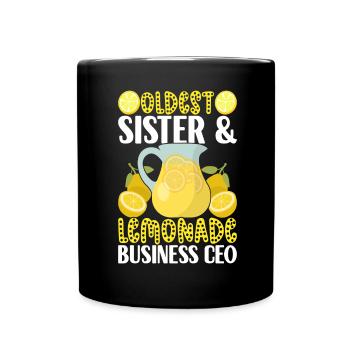 Stand de limonade Lemonade - Mug uni - noir - Devant