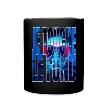 HIT ROCK BOTTOM - Full Colour Mug - black - Front