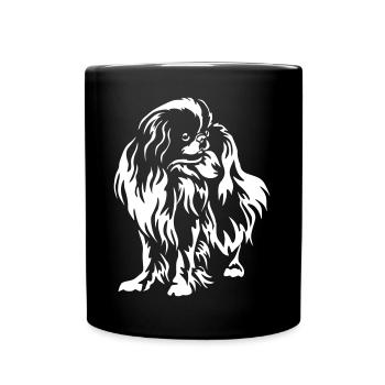 Japan Chin "Black Edition" - Tasse einfarbig - Schwarz - Vorne