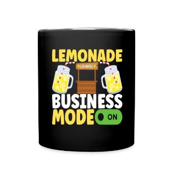 Stand de limonade Lemonade - Mug uni - noir - Devant