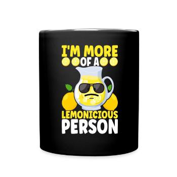 Stand de limonade Lemonade - Mug uni - noir - Devant
