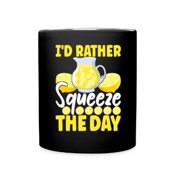 Stand de limonade Lemonade - Mug uni - noir - Devant
