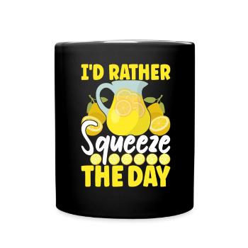 Stand de limonade Lemonade - Mug uni - noir - Devant