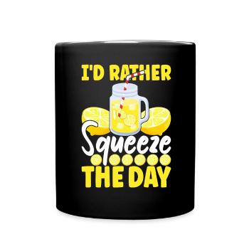 Stand de limonade Lemonade - Mug uni - noir - Devant