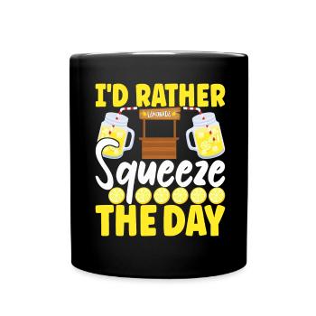 Stand de limonade Lemonade - Mug uni - noir - Devant
