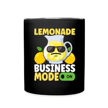Stand de limonade Lemonade - Mug uni - noir - Devant