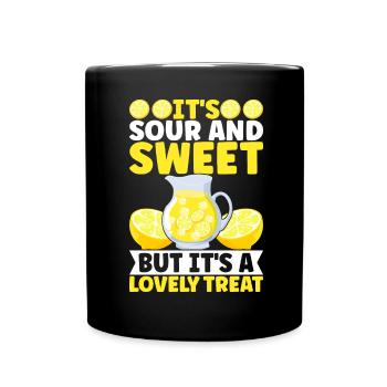 Stand de limonade Lemonade - Mug uni - noir - Devant