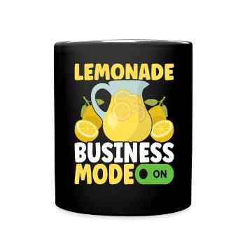 Stand de limonade Lemonade - Mug uni - noir - Devant