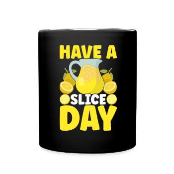 Stand de limonade Lemonade - Mug uni - noir - Devant
