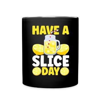 Stand de limonade Lemonade - Mug uni - noir - Devant