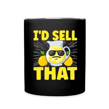Stand de limonade Lemonade - Mug uni - noir - Devant