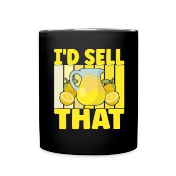 Stand de limonade Lemonade - Mug uni - noir - Devant