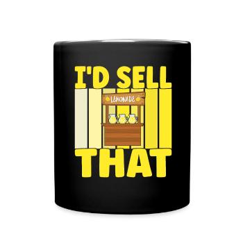 Lemonade Lemonade stand - Full Colour Mug - black - Front