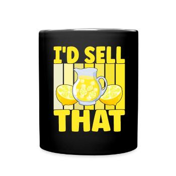 Stand de limonade Lemonade - Mug uni - noir - Devant