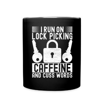 Schlüsseldienst Serrurier Dietrich - Mug uni - noir - Devant