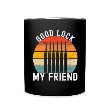 Schlüsseldienst Serrurier Dietrich - Mug uni - noir - Devant