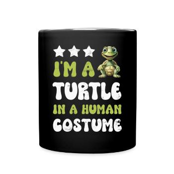 Turtle Turtles - Full Colour Mug - black - Front
