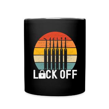 Schlüsseldienst Serrurier Dietrich - Mug uni - noir - Devant