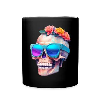 Skull - Full Colour Mug - black - Front