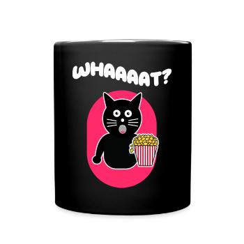 Popcorn Cat Movies Streaming Movie Watch Series - Mug uni - noir - Devant