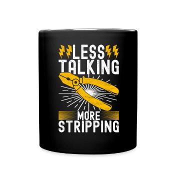 Électricien Technicien en électronique - Mug uni - noir - Devant