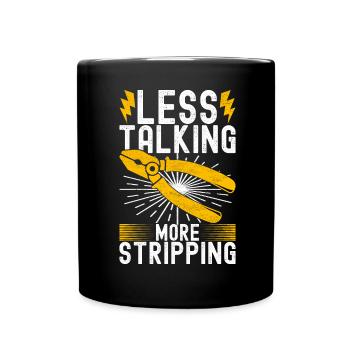 Électricien Technicien en électronique - Mug uni - noir - Devant