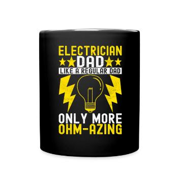 Électricien Technicien en électronique - Mug uni - noir - Devant