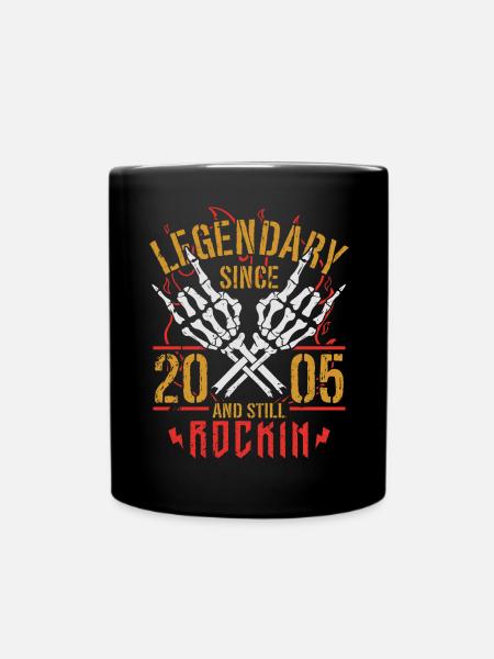 Légendaire depuis 2005 Cadeau d’anniversaire vintage - Mug uni - noir