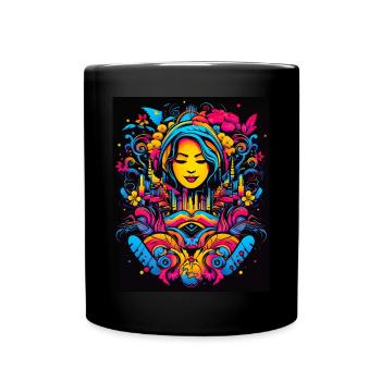 Samba Beats: Brazil Music Vibe Vector Design - Mug uni - noir - Devant