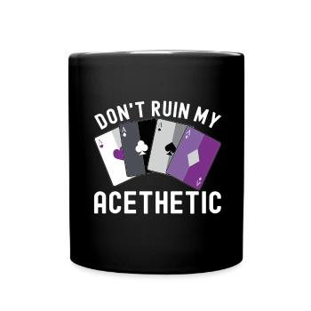 Asexuel Ace - Full Colour Mug - black - Front