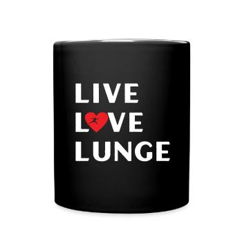 Fechten Fechtsport - Tasse einfarbig - Schwarz - Vorne