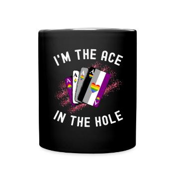 Asexual Ace - Full Colour Mug - black - Front